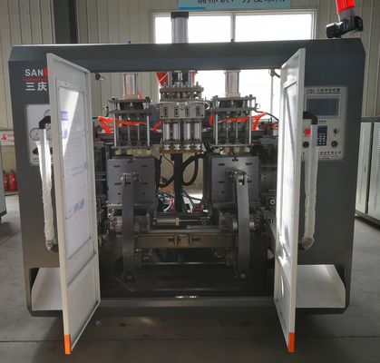 1 لتر آلة نفخ الزجاجة الأوتوماتيكية الكاملة 2x2m 18.5KW سمك القالب 230 مم