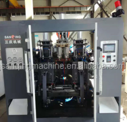 آلة نفخ الزجاجة البلاستيكية Hdpe ISO 8MPa PE ضربة صب 35KN