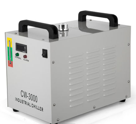 10L / Min Industrial 60HZ Chiller Cw 3000 19kg مجهزة مراوح عالية السرعة بالداخل