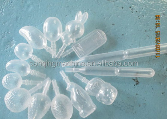 PE Ice Pop Tube 220 فولت 1 لتر آلة نفخ القوالب الروتاري 6 قوالب